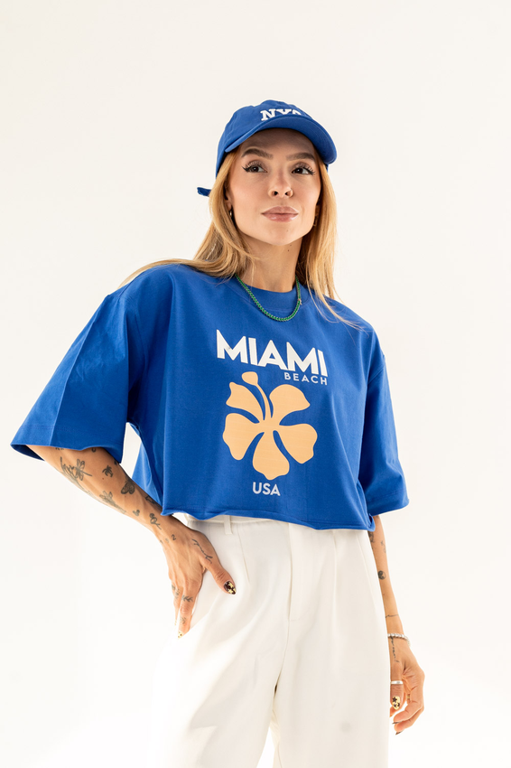 Cropped Max Miami Beach Flor USA Aplicação