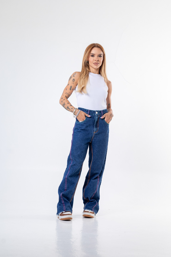 Regata Canelada Branca