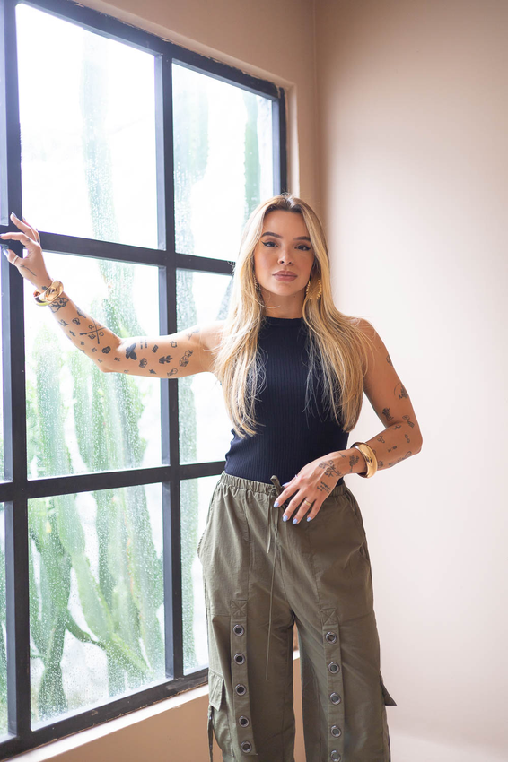 Regata Canelada Soho Preta