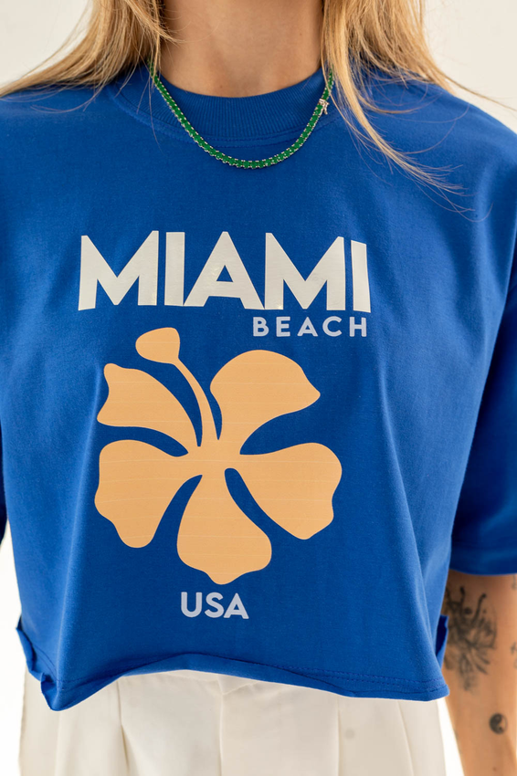 Cropped Max Miami Beach Flor USA Aplicação