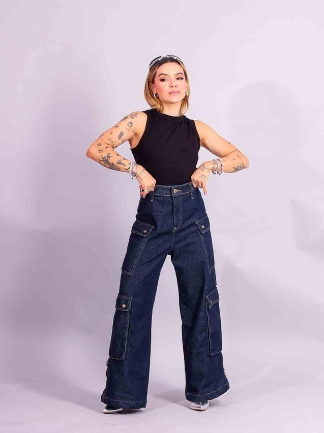 Regata Canelada Soho Preta